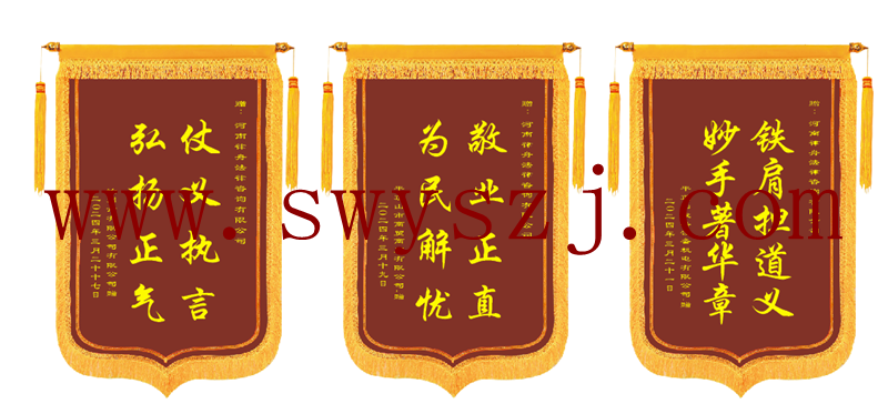 豪華大龍須錦旗設(shè)計(jì)制作